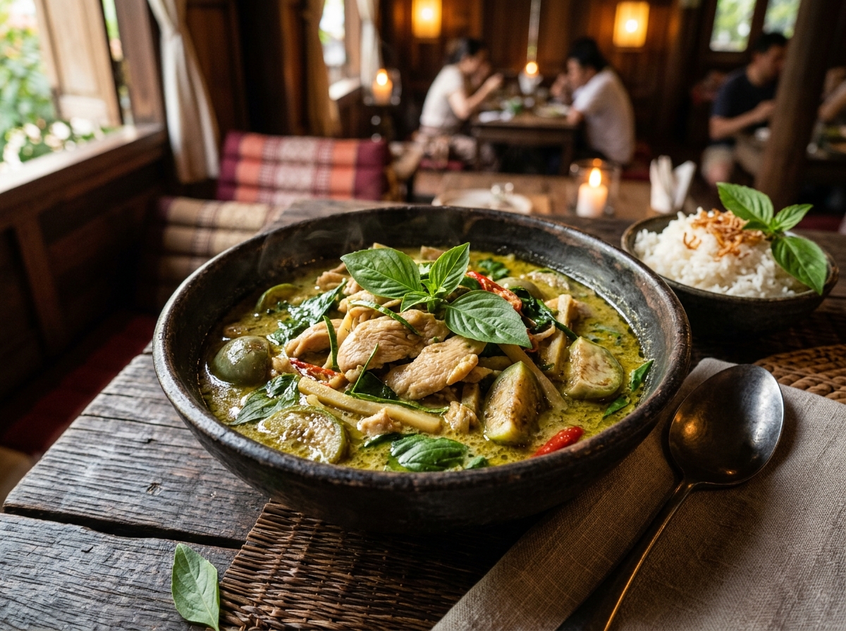 Curry Verde de Pollo