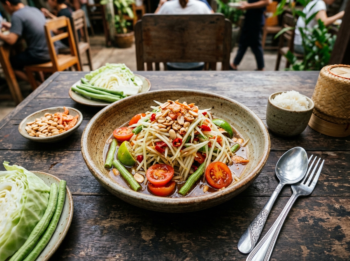 Ensalada Som Tum Papaya